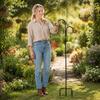 Metal Shepherd Hook Double Hook Garden Stake Outdoor Hanging Plant Holder Stand for Yard Patio Lawn Decoration