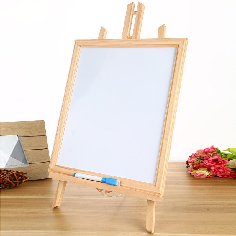Wooden Children's Double-Sided Magnetic Easel Drawing Board