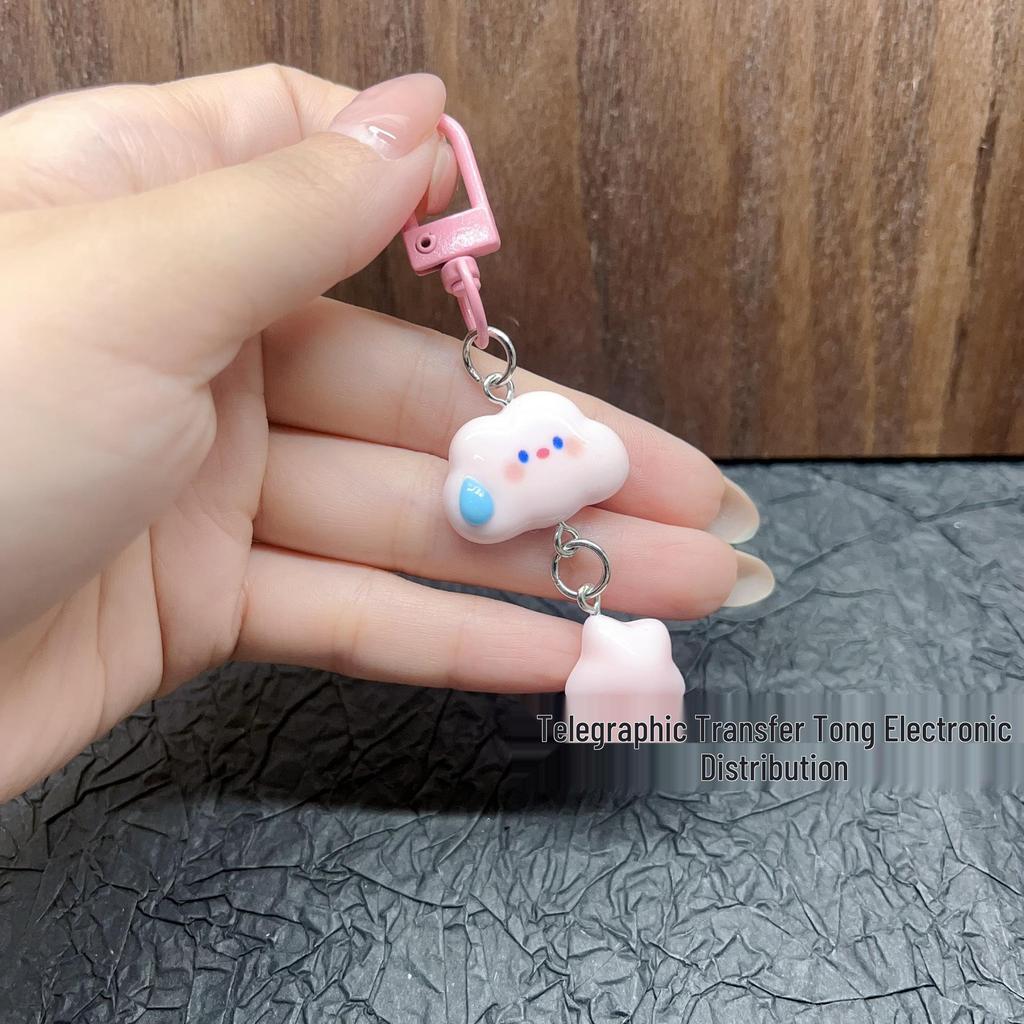 539 Cute Star Cloud Pendant Keychain - Unique Style for Besties, Students & Couples