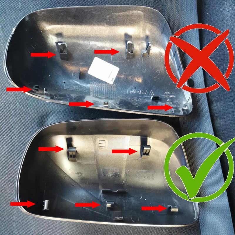 Autozubehör Für Toyota Yaris P90 Hatchback Allgemeines Modell 08-13 Rückspiegelabdeckung Rückfahrspiegelgehäuse Spiegelgehäuse Gehäuse