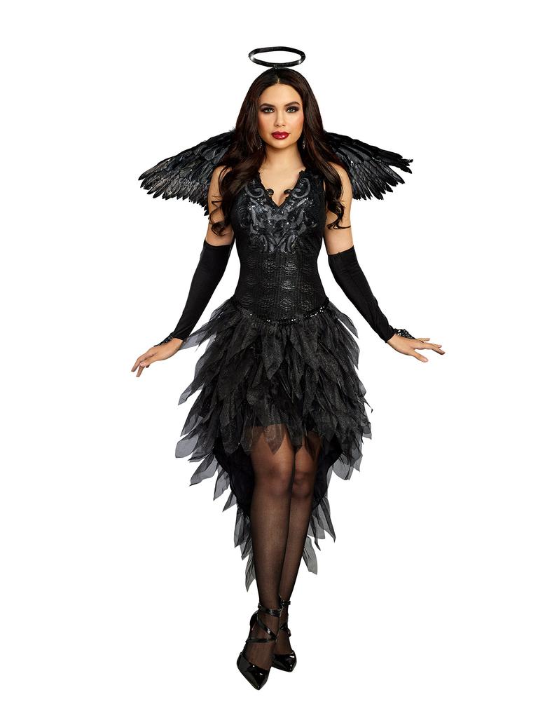 Dreamgirl ANGEL OF DARKNESS Dark Angel Size S 11180