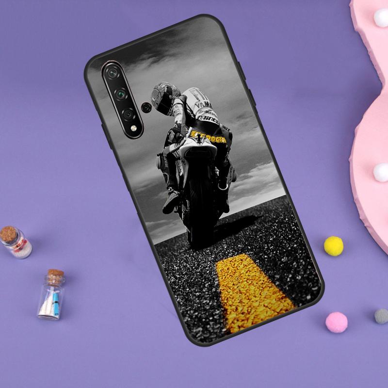 Moto Cross Motorcycle Sports Case For Huawei Nova 11i 3i 7i 5T 11 9 10 SE Y60 Y61 Y70 Y90 Y91 P20 P40 Lite P30 Pro Cover