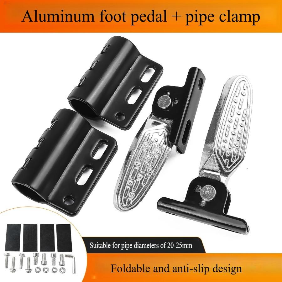 

Foldable Wide Foot Pegs - Side-Mounted Protection Bars & Foot Rests for Electric Bikes & Motorcycles
