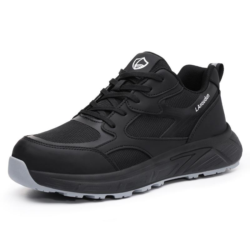 Blue Gull Men's Safety Shoes - Low-Top, Anti-Smash, Anti-Puncture, Wear-Resistant, Comfortable for All Seasons.