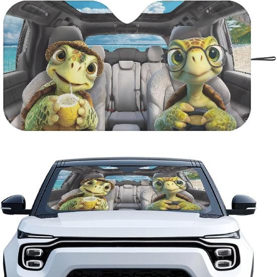 Fashion Cat Car Window Shades Foldable Car Windshield Sunshades Automotive Windshield Sunshades Keep Cool UV Rays Protection for Most Sedan Truck Van