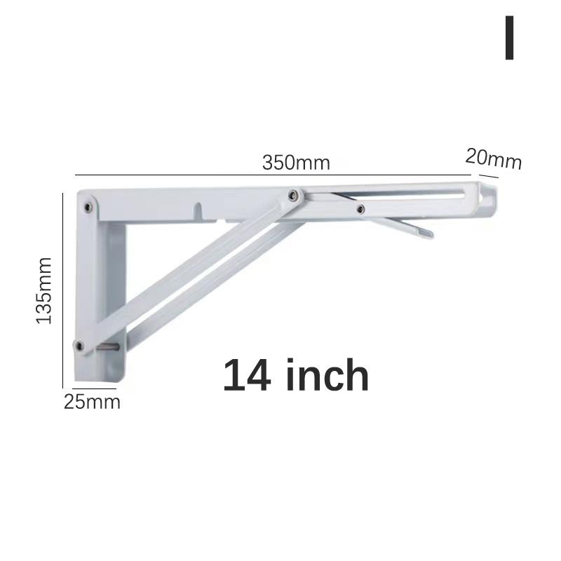 Multiple Sizes Triangle Folding Angle Bracket Heavy Support Adjustable Shelves