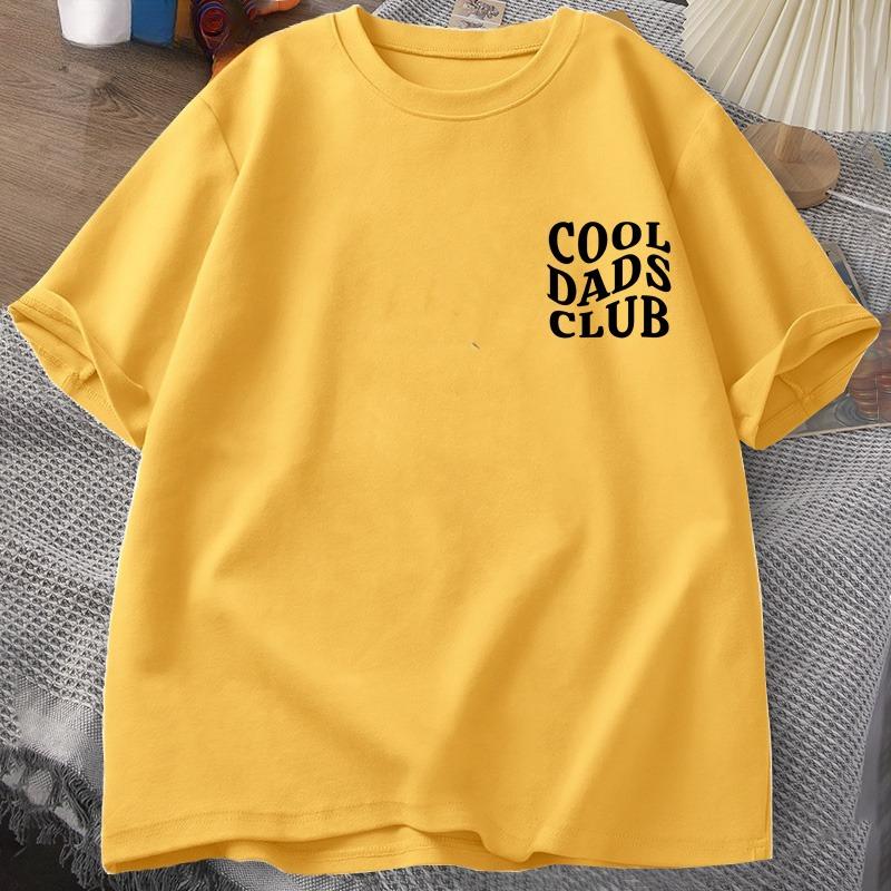 Cool Dads Club Tshirt Fathers Day Funny Husband TShirt Daddy Dad To Be T Shirt Unisex Women Cotton Oversized Male Clothes Gifts S