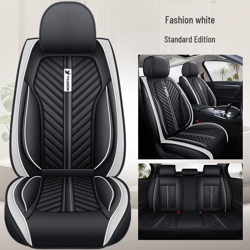 Universal Four-Season Sporty Microfiber Leather Car Seat Cover