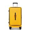 20" Multifunctional PC Suitcase with Front Opening, Universal Wheels, Anti-Theft Lock, and Anti-Fall Design for Leisure Travel.