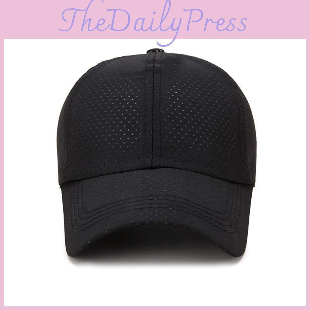Mesh Baseball Cap Peaked Caps Breathable Fabric Sport Sunhat Trendy Casual Gift