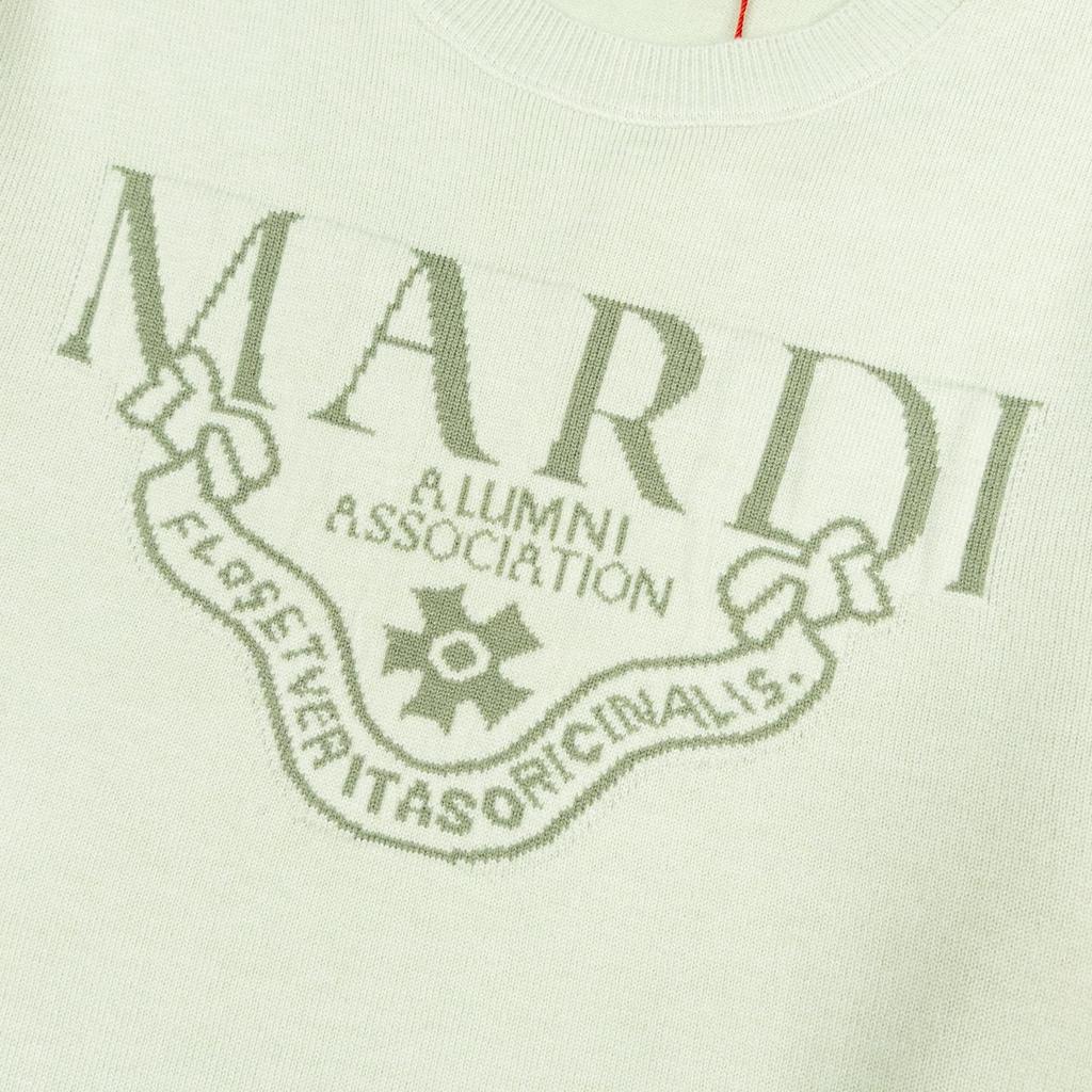 Mardi SS24 Unisex Lettered Ribbon Pullover Knit Sweater