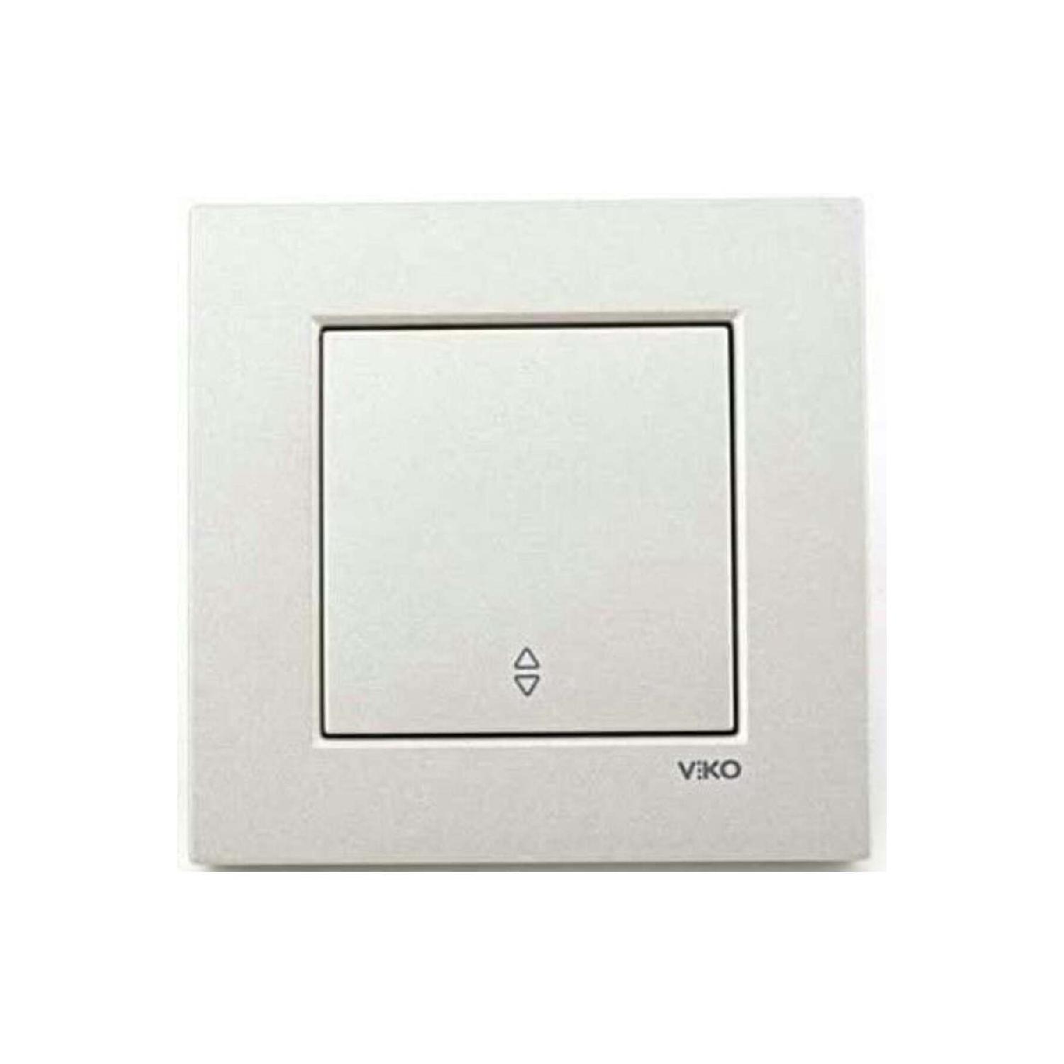 

Ключ Viko Artline Novella Metallic White Vavian з рамкою