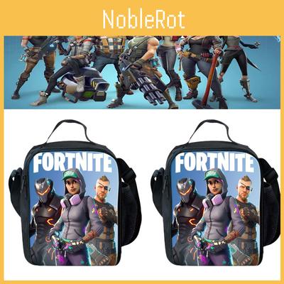 Fortnite Izolovaná taška na oběd pro studenty, na venkovní pikniky, nastavitelný popruh, hladké zipy v ceně