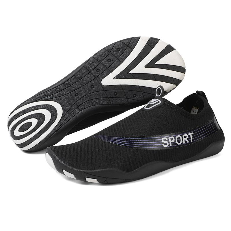 New Outdoor Creek Walking Shoes Non-slip and Wear-resistant Quick-drying Shoes Wading Shoes Rubber Sole Breathable Mesh Barefoot Water Shoes