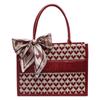 Wedding Bag High-end Bridal Bag 2025 New Red Wedding Bag Fashionable Foreign Style Thousand Bird Grid Portable Messenger Bag