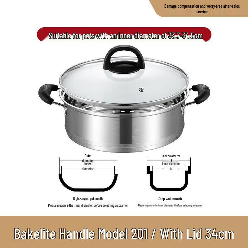 304 Stainless Steel Universal Steamer Basket Insert