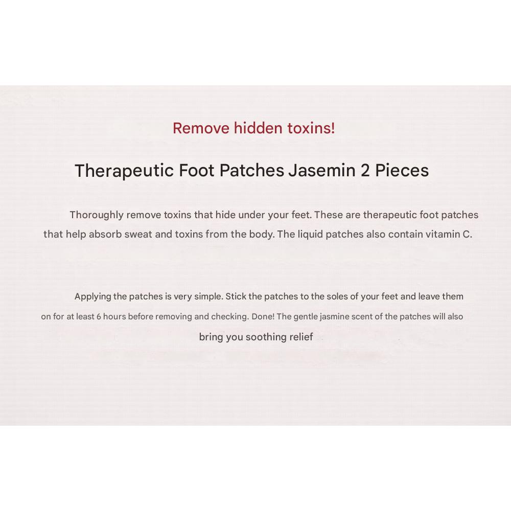 Jasmine Detox Foot Therapy Patches (2pcs/1 Pair) – Overnight Wellness & Deep Relaxation