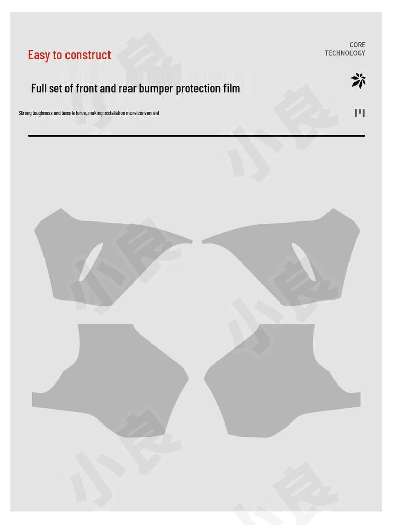 Toyota Venza Stoßfänger vorne & hinten TPU Transparente Schutzfolie - Maßgefertigte Fahrzeugfolierung