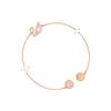 Swarovski Womens Dazzling Swan Bracelet Gold