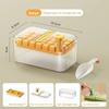 Durable 28/56 Grids Ice Cube Mold Large Capacity with Easy-press Lid Ice Cube Machine Food-grade Double-layer Ice Box