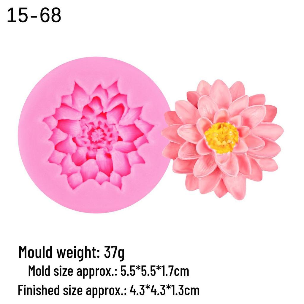 DIY Flower Decoration Silicone Mold for Cake & Clay Craft