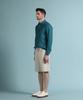 PANICALE Oatmeal Drawstring Linen Shorts (Type B)