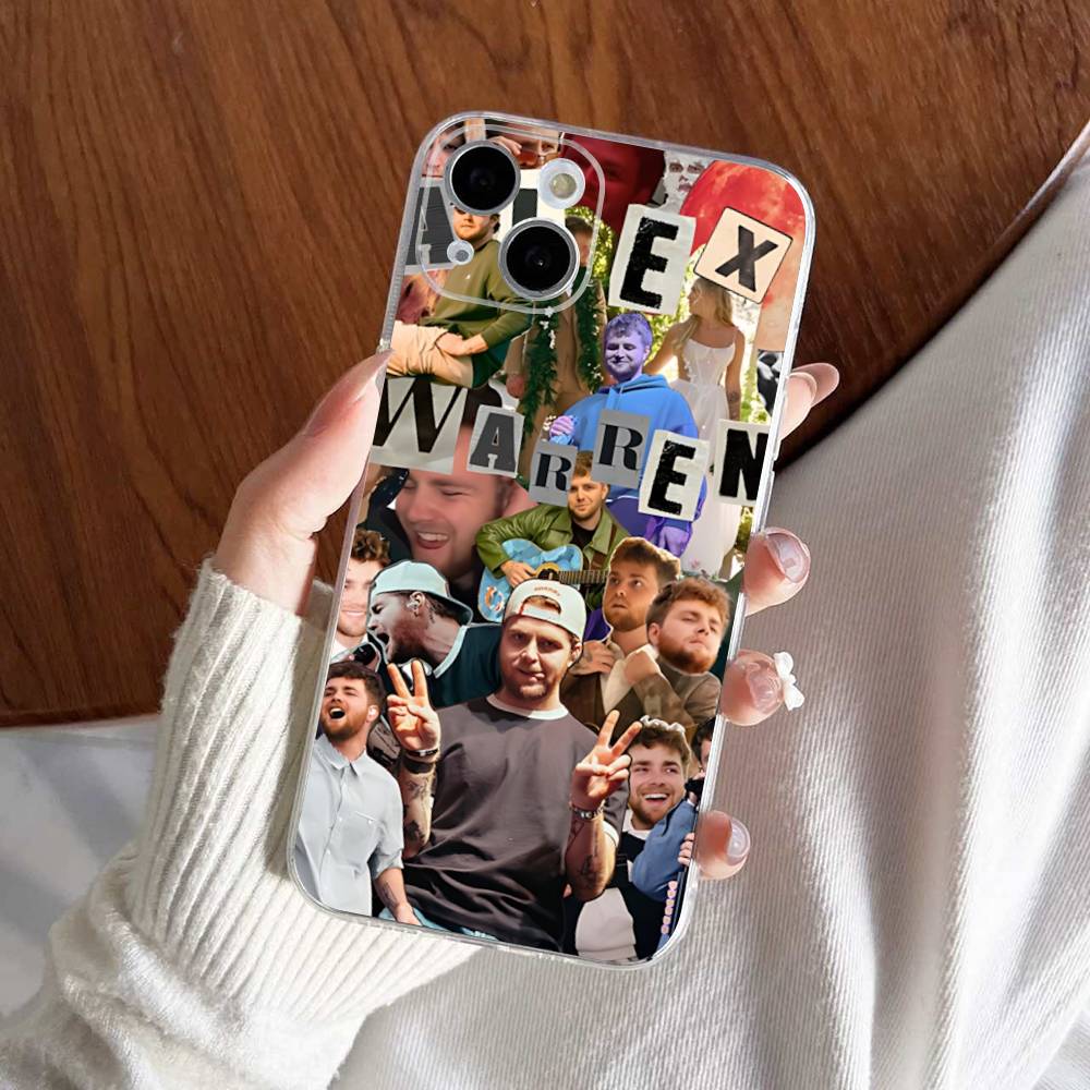 Popular A-alex Music Singer W-warren For IPhone 17 16 15 14 13 12 11 Pro Max Plus Transparent Soft TPU Phone Cover