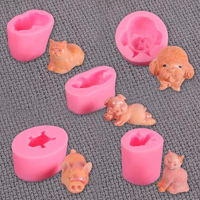 Soap Mold Animal Shape Silicone Cake Molds Fondant Chocolate Mould Kitchen Baking Cake Tool