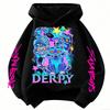 Cartoon Printed Fashion Sweatshirt Loose Casual Hoodie Sweatshirts Kids Unisex