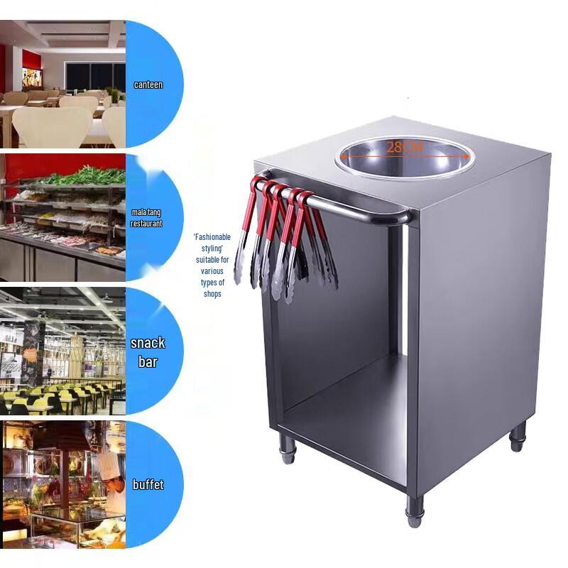 Acrylic Self-Service Food Display Rack