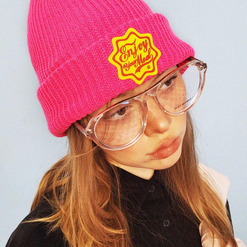 

HOLY NUMBER 7 HOLY ENJOY YOUR MEAL BEANIE_pink FREE
