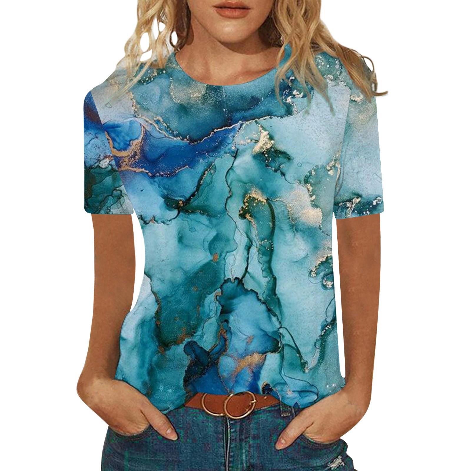 

Модна жіноча весняно-літня повсякденна футболка з бавовняним льоном і вишивкою з короткими рукавами L