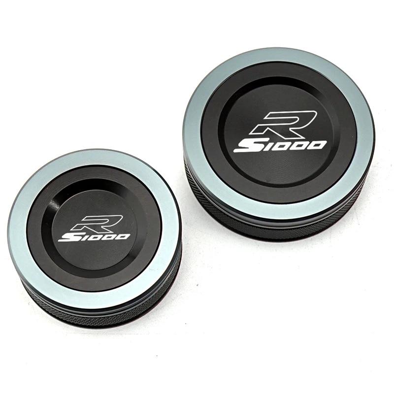 For BMW S1000R S 1000 R 2015-  (not for ) Motorcycle CNC Front Rear Brake Fluid Cylinder Master Reservoir Cover Caps