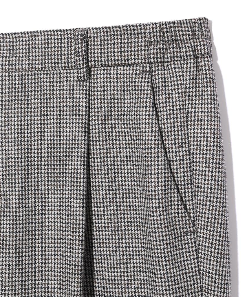 AOTT Wool Houndstooth Tapered Slacks