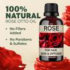 DEHLER 100% Pure Natural Rose Essential Oils for Hair, Skin Use & Aromatherapy - 100% Pure Natural Rose Essential oil for Diffuser, Skin, Fa