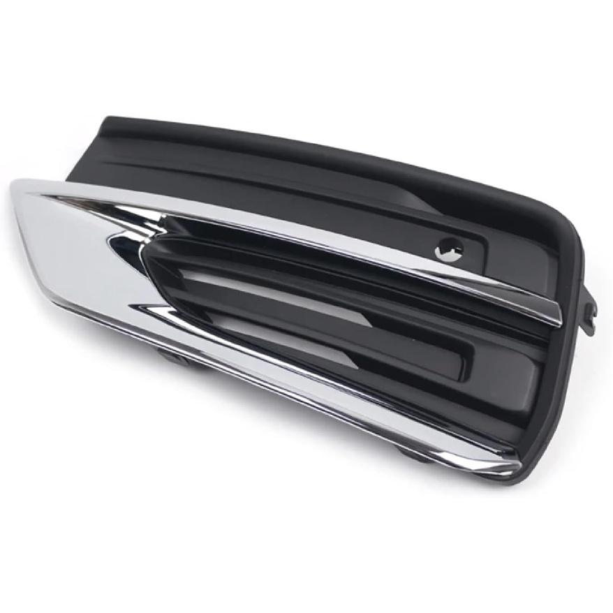 1pc Left/Right Car Front Lower Bumper Grilles Trim Chrome Cover 31663539 31663514 Compatible For Volvo XC90 2020 2021 2022 2023 2024 Parts(Left 1pc)