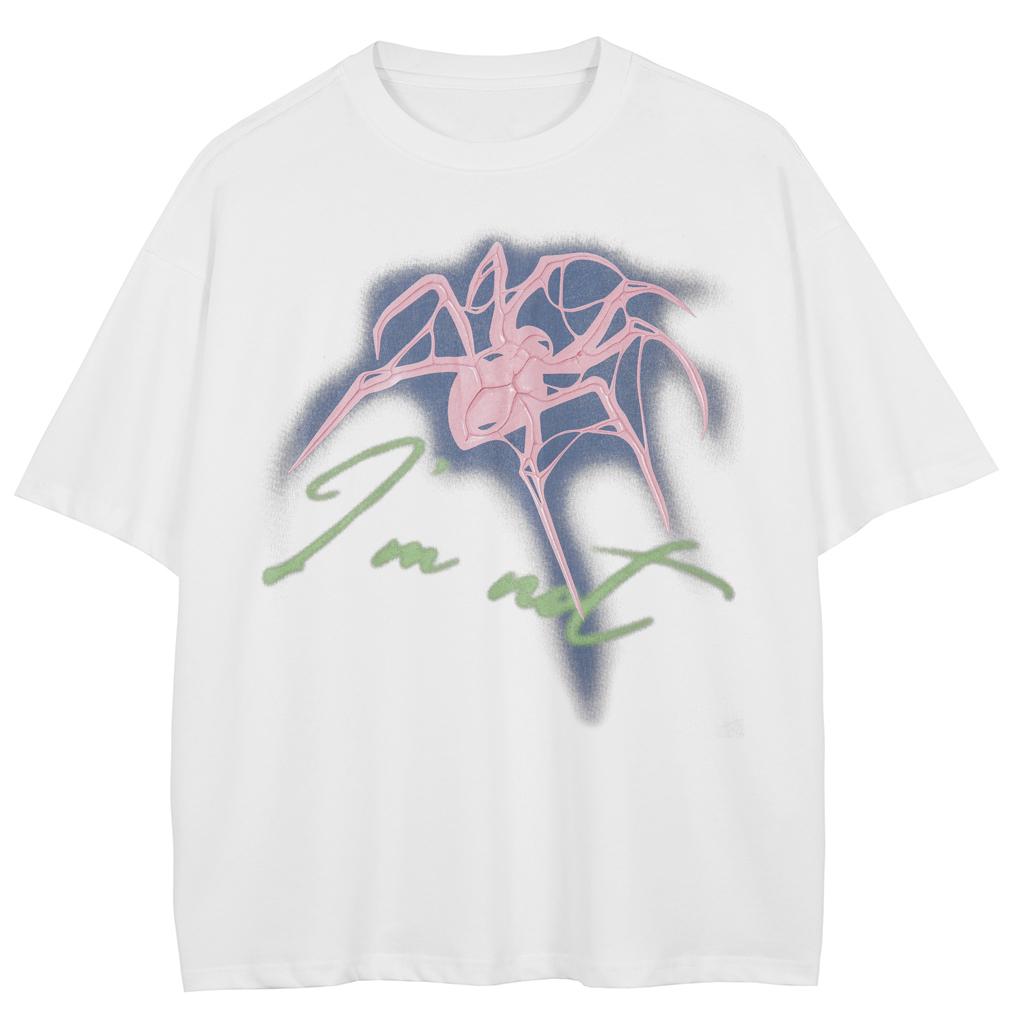 Уличная футболка с рисунком паука