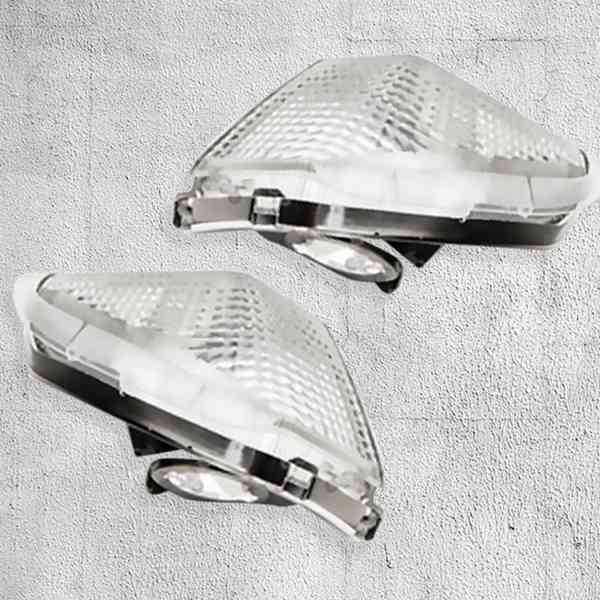 Front Turn Signal Covers for 90-92 Kawasaki ZZR400 Motorcycle