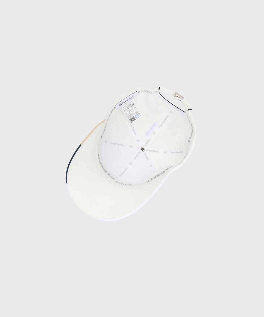 SERGIO TACCHINI U Volume Embroidered Poly Ball Cap (White)