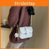 Street Fashion Pu Material Medium Size Small Square Bag With Car Stitching Trendy Style