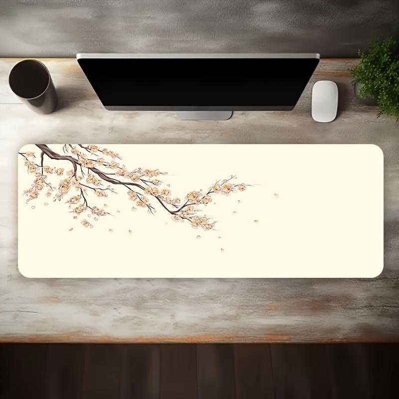 Office Desk Setup Gaming Mouse Pad Large Cloth Surface Non Slip Rubber Base Desk Mat for PC Laptop Keyboard