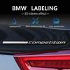 Adesivi Decalcomanie Emblema Badge Logo Competizione Nero ABS 3D per Bagagliaio Posteriore BMW M1 M3 M4 M5 M6 X1M X3M X4M X5M X6M
