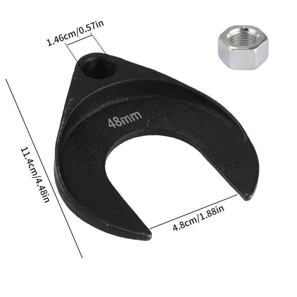 48mm/63mm Inner CV Axle Puller Removal Tool with Nut, Front Wheel Drive Axle Pulley Attachment, CV Joint Fork Adapter 48mm