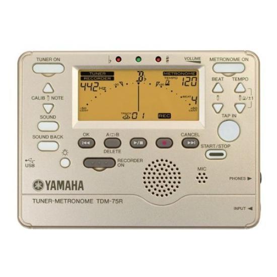 YAMAHA Tuner/Metronome/Recorder TDM-75R