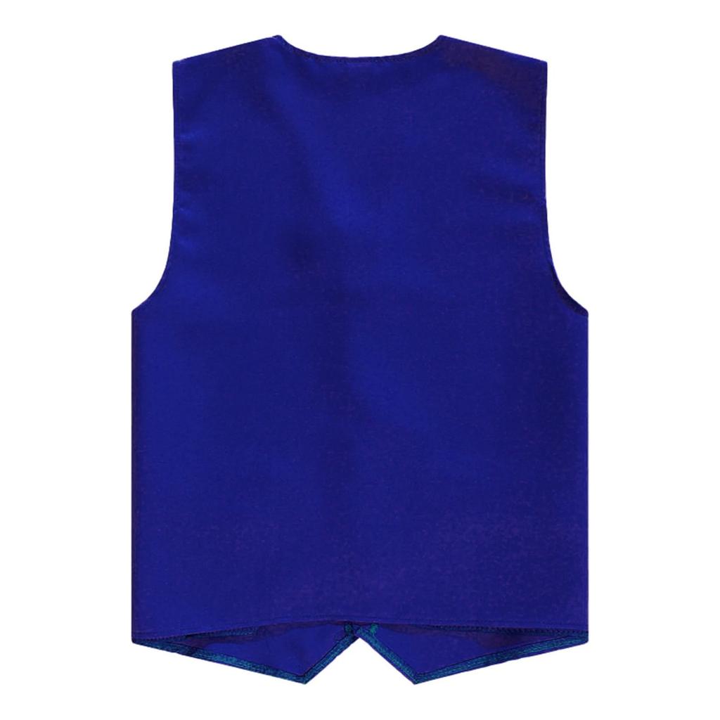 Womens Mens Button Vest Uniform Adult Waiter Bartender Work Uniform Unisex Volunteer Activity Vest Waistcoat