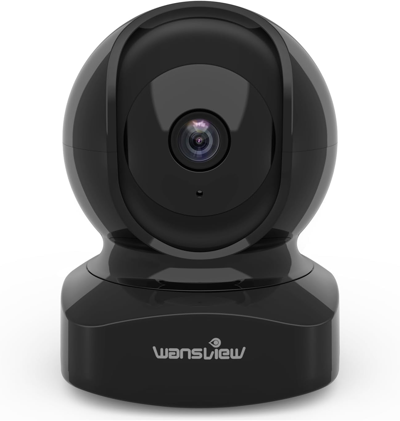

Wansview Q5 Network 2K Baby IP Wireless Indoor Security Pet Motion Night Free Alexa Black Camera, 3MP, Monitor, 2.4GHz Wi-Fi Connection, Camera, чорний