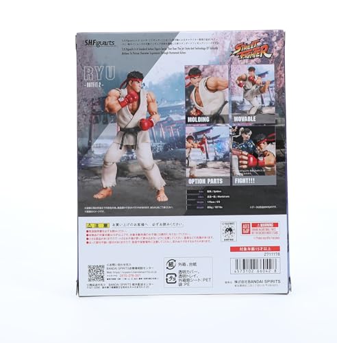 TAMASHII NATIONS S.H.Figuarts Street Fighter Ryu -Outfit 2- Approx. 150mm PVC & ABS Painted Movable Figure