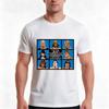The Wrestler Bunch Tshirt Summer Casual Cotton Tee Oversized Streetwear Tops Vintage Graphic Print Loose Fit Short Sleeve