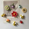 10pcs Candy Flower Frosted Resin Fridge Magnets Creative Korean 3d Magnets Cartoon Magnets Home Decore