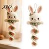 Window Display Art Piece Crochet Garden Animal Spiral Hanging Kit, Beginner Friendly DIY Swing Kit Butterfly Ladybug Hummingbird Animals Ornament,